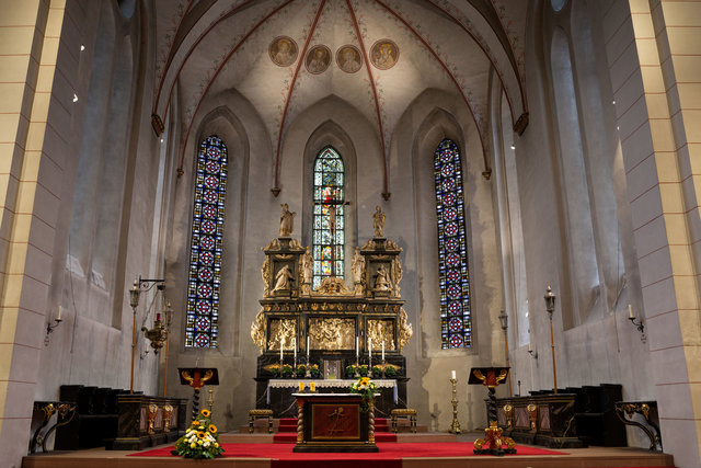 Chorbereich der Propsteikirche St. Laurentius, ehemalige Klosterkirche