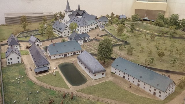 Das Kloster um 1800, Modell im Sauerland-Museum